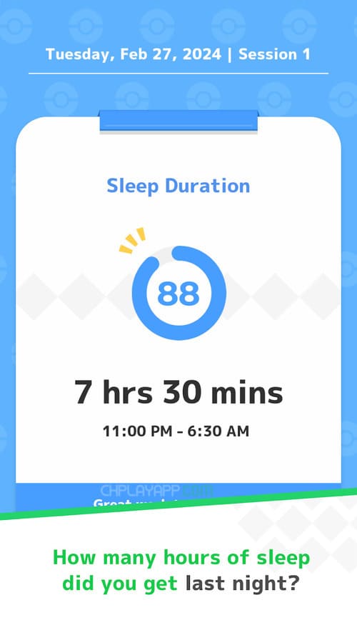 báo cáo giấc ngủ