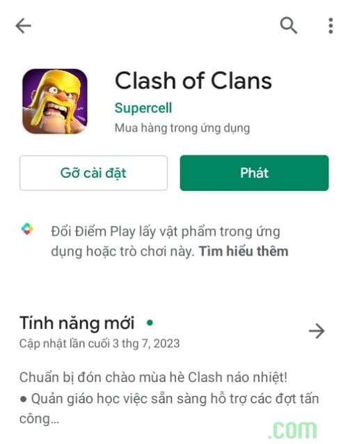 chơi clash of clans mobile