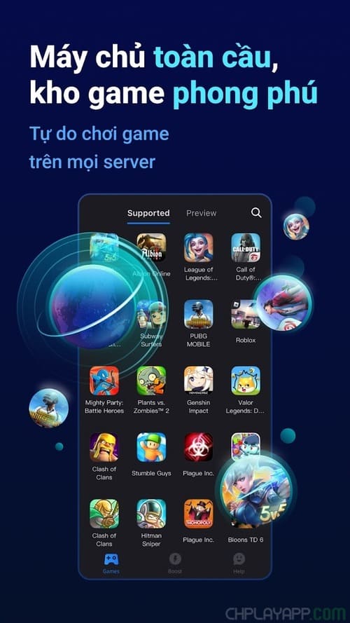 hỗ trợ giảm lag nhiều game