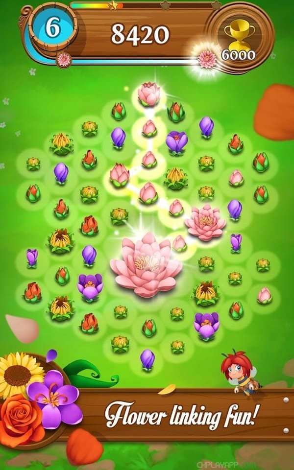 cấp độ trong Blossom Blast Saga