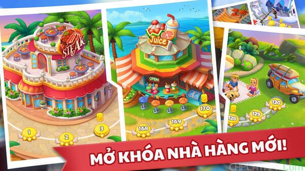 mở khóa nhà hàng mới