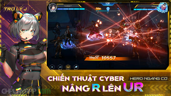 nâng cấp nhân vật