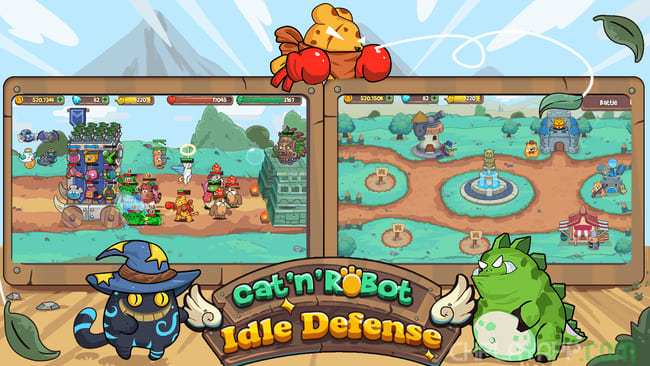 tải CatnRobot Game Mèo Thủ Thành