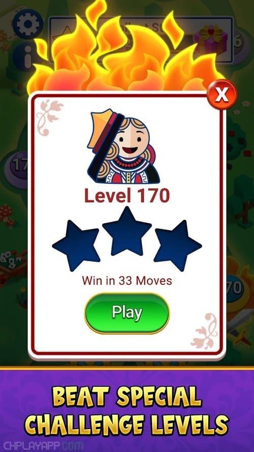 thu thập sao Solitaire Match 3